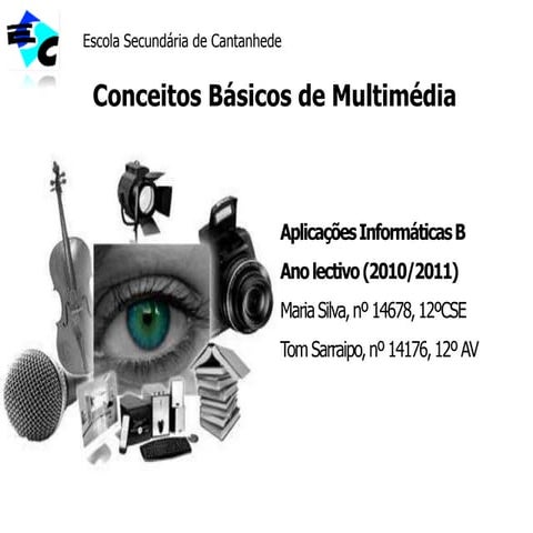 Conceitos básicos de Múltimedia
