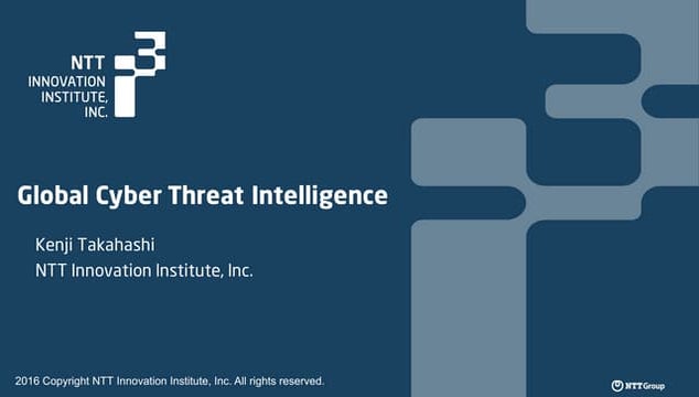 Global Cyber Threat Intelligence