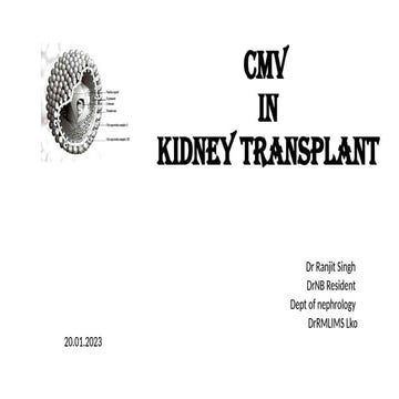 CMV.pptx in post renal transplant patients