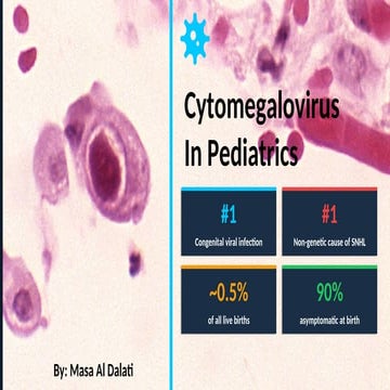 CYTOMEGALOVIRUS.pptx for educational purposes | PPTX
