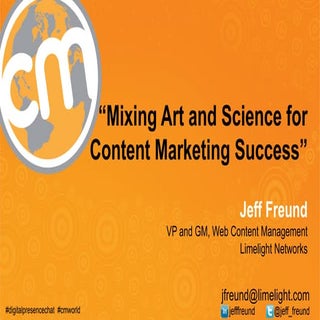 Mixing Art and Science for Content ...