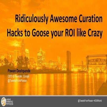 Content Curation Hacks to Goose Your Content Marketing ROI