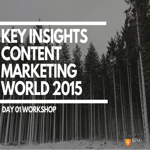 Content Marketing World 2015: Insights from day one