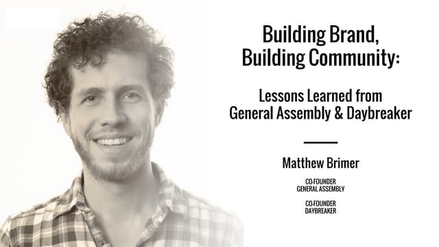 Matthew Brimer, Founder of General ...