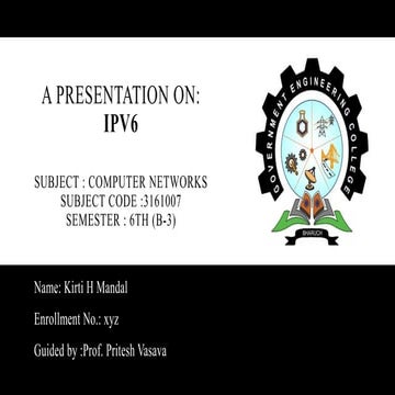 Computer networks | PPT
