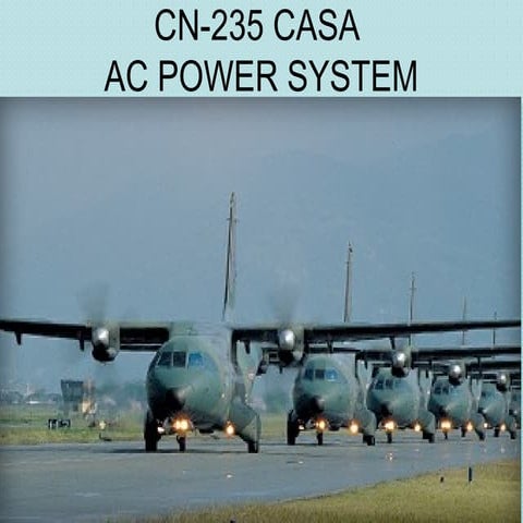 Cn 235 ac power systems