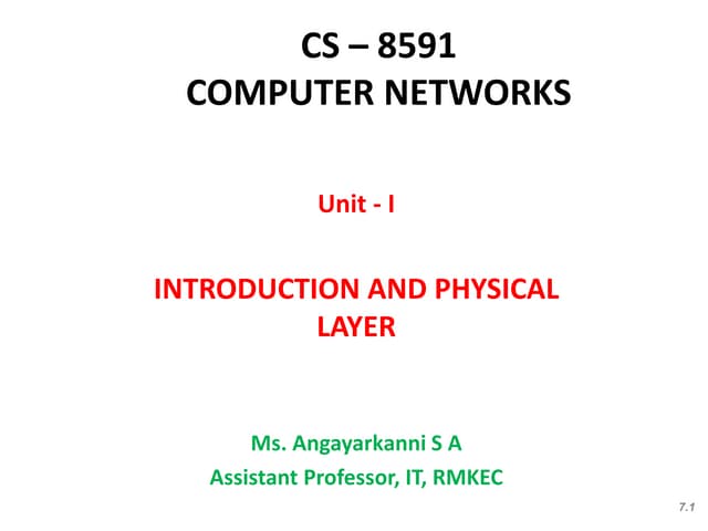 Unit_I - 5 | PPT