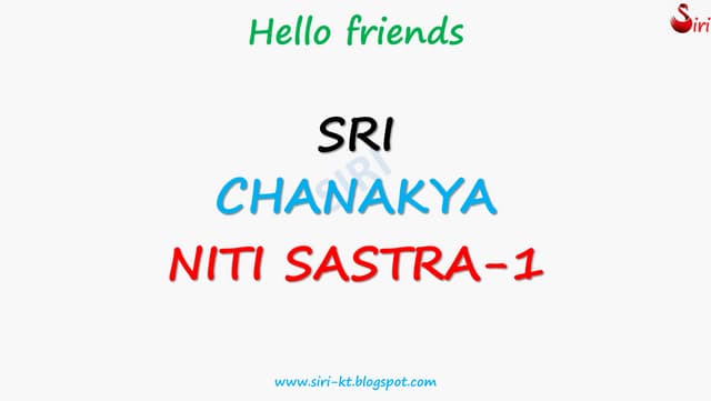 chanakya neeti