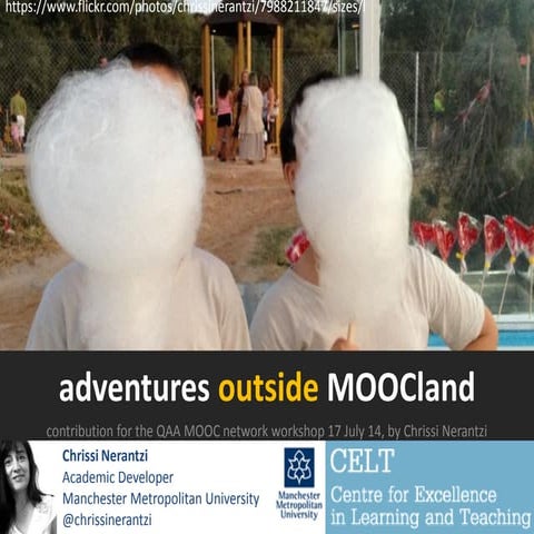 Adventures outside MOOCland