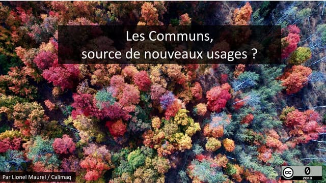 Les Communs, source de nouveaux usages ?