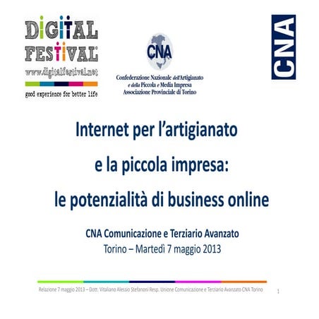 Internet per l'artigianato e la piccola impresa: le potenzialità di business ...