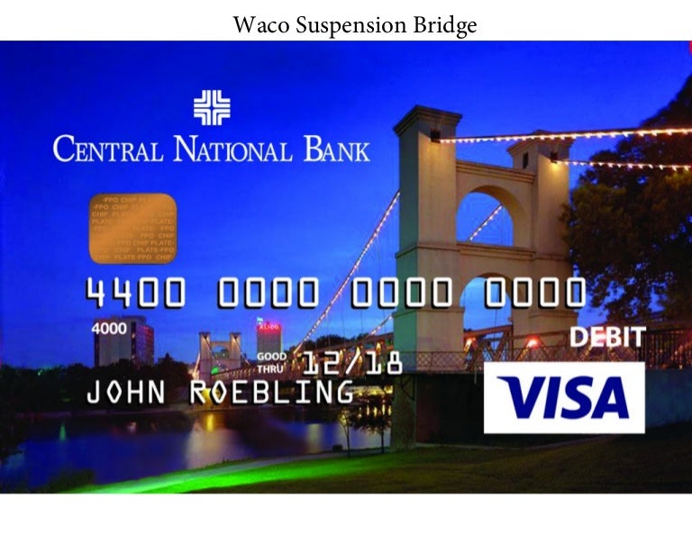 Central National Bank Debit Card Images