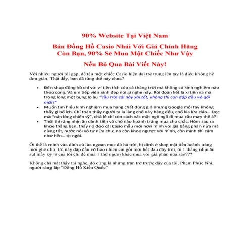 cần bán đồng hồ casio ở tphcm