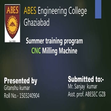 Cnc | PPT | Free Download