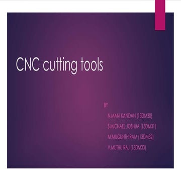 CNC Cutting Tools