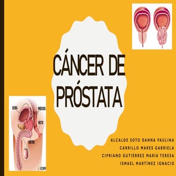 Estrategia Sanitaria de Cáncer de Colon y Próstata | PPTX