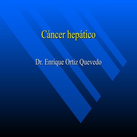 Cáncer hepático
