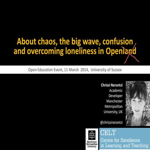 About chaos, the big wave, confusion  and overcoming loneliness in Openland b...