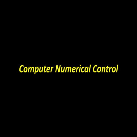 Cnc programming | PPT