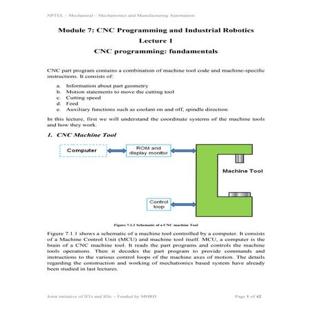 Cnc programming | PDF