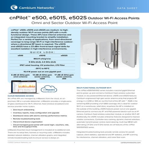 Cn data sheet_cn_pilot_e500_e501s_e502s_family