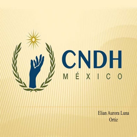 Triptico de la Comisión Nacional de los Derechos Humanos | PDF