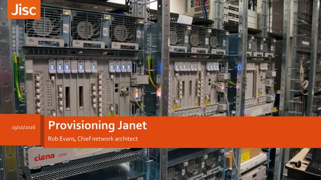 Provisioning Janet