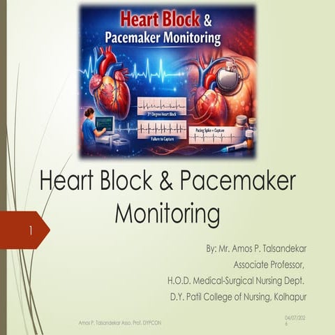 Comprehensive Guide to Heart Block and Pacemaker Monitoring for Nursing ...