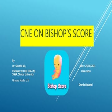 Cne on bishop’s score