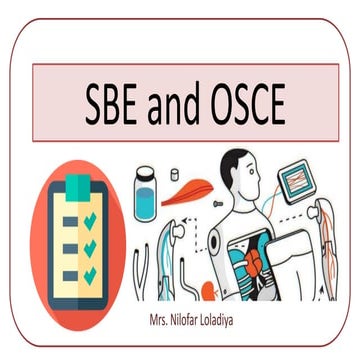 Simulation Based Education and OSCE