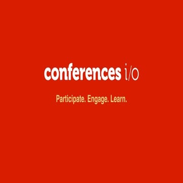 Conferences i/o - Audience Engagement System