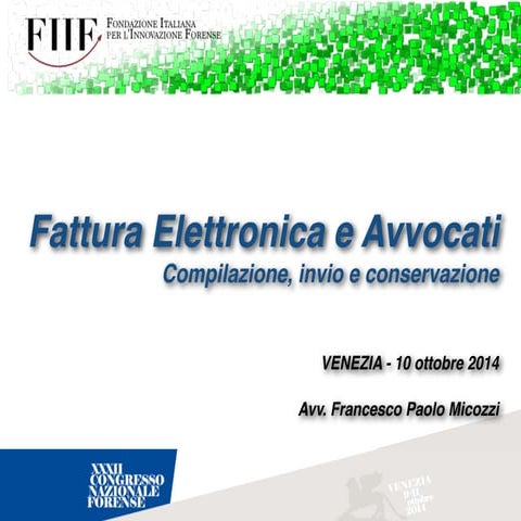 Cnf14   fiif - fatturazione elettronica