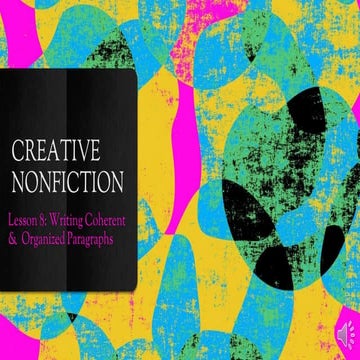 CNF Lesson 8 writing Coherent & Organized Paragraphs.pptx