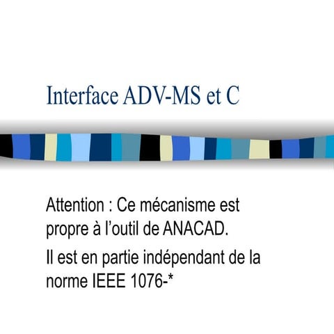 Cours sur le vhdl-ams et son interfacage.ppt