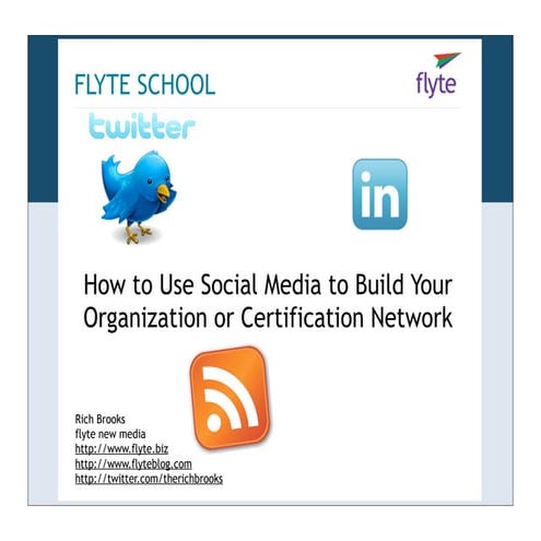 How to Use Social Media to Build Your Organization or Certification Network