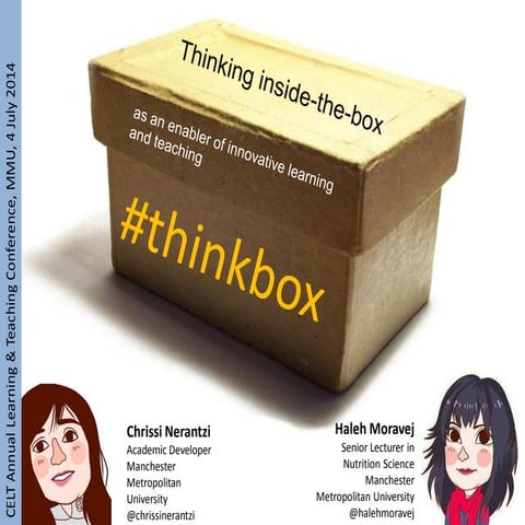Thinking inside the box workshop with Haleh Moravej