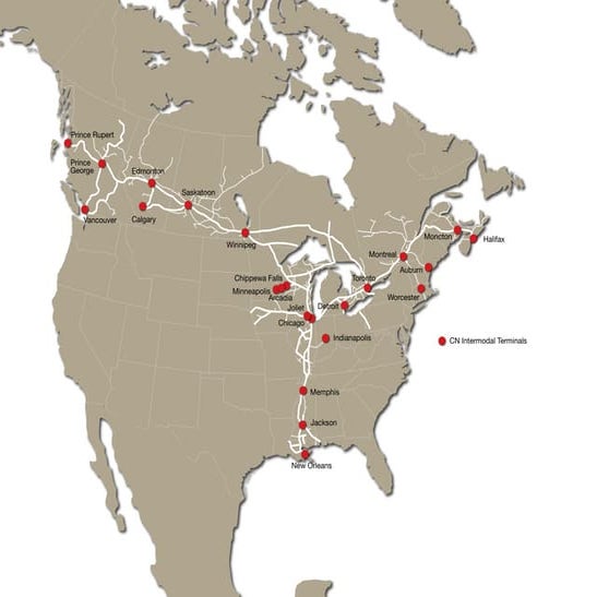 CN Intermodal Terminals