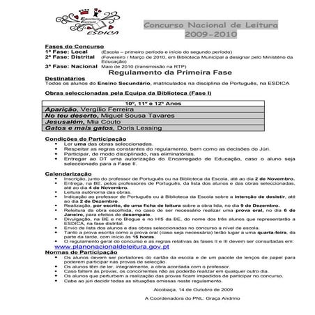 CNL 2009-2010 Informação