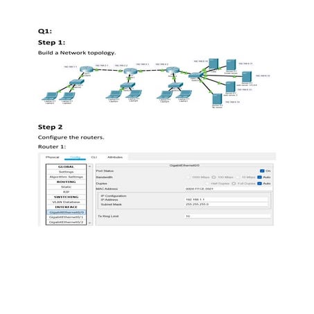 Comprehensive Network Topology Design and IP Subnetting Guide | PDF