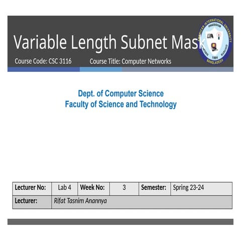 computer network Lab Lecture 3 VLSM.pptx