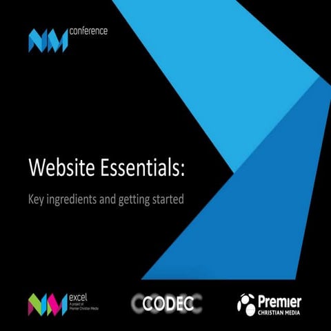 Website Essentials: the key ingredients and getting started