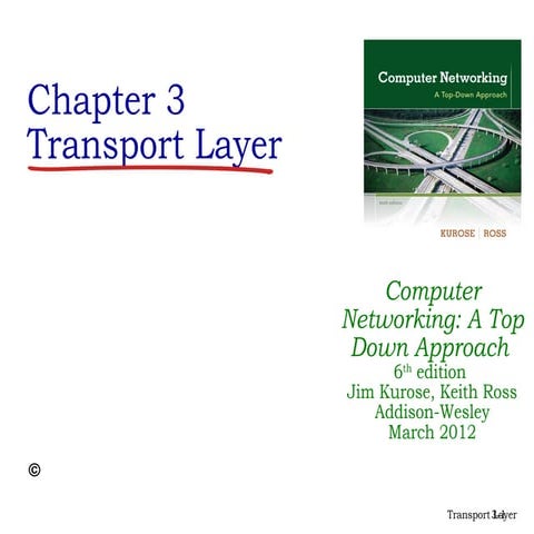 Comprehensive Overview of Transport Layer Protocols and Services in ...