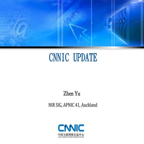 CNNIC Update
