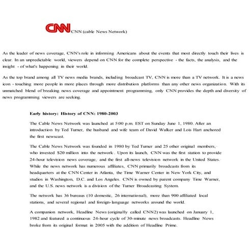 Cnn&amp;media conglomorates