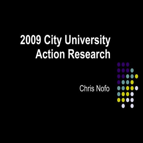 C Nofo Action Research Pt 2 2009