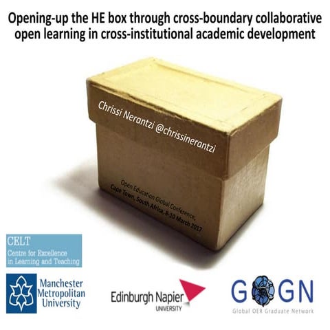 Opening-up the HE box through cross-boundary collaborative open learning in c...
