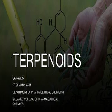 TERPENOIDS classification isolation isoprene rule Sajna.pdf