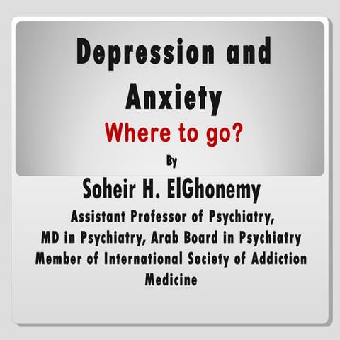 Depression and Anxiety ... | PPT