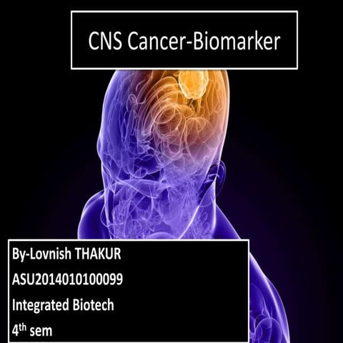 CNS biomarker