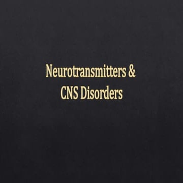CNS Disorders